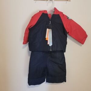 Winter jacket with snowpants suit  bnwt 3-6m